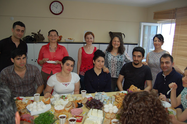 Dereceye giren 2012 mezunları ile kahvaltı