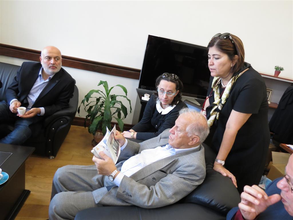 Fakültemiz Kurucu Hocalarından Ali Ülkü Azrak ile Fakülte ziyareti