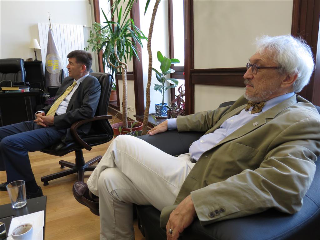 Fakültemiz Kurucu Hocalarından Ali Ülkü Azrak ile Fakülte ziyareti