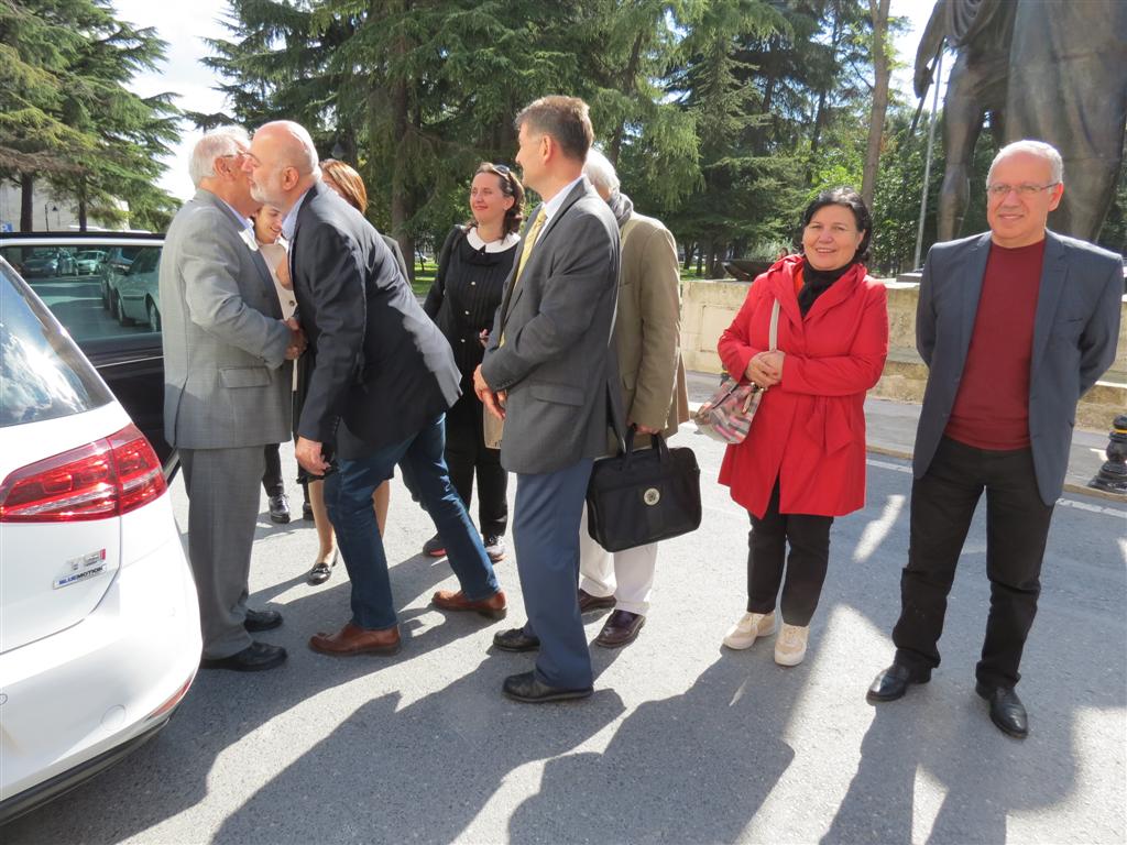 Fakültemiz Kurucu Hocalarından Ali Ülkü Azrak ile Fakülte ziyareti