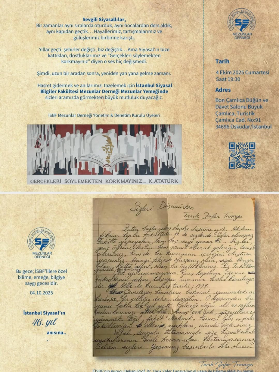 Mezunlarla buluşma gecesi